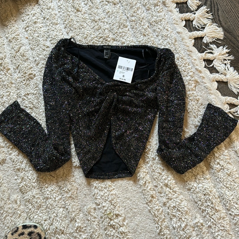 Forever 21 sequin shirt